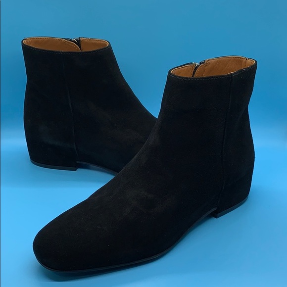 Aquatalia Shoes - Aquatalia Women Naplak Ankle Boot 7.5 Black Suede